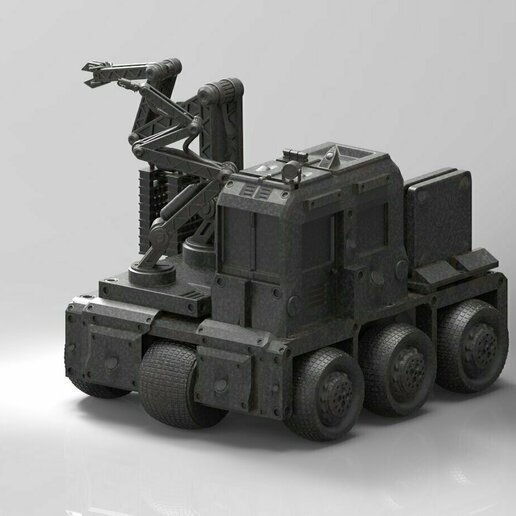 robot vehical- ocrv miniatures wargaming battletech sci-fi tank mech 3D print model - Mito3D