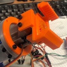 brazo robótico cabeza pinza artilugio arduino mecánico eléctrico bricolaje diy the3dengineer robot robotra 3d print model - Mito3D