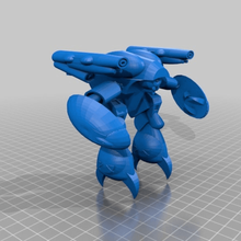 robotech davet şok asker yaratık Macross Zentradi bilimkurgu model_robots 3d print model - Mito3D