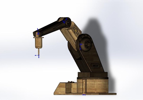 robótico brazo robot colegio estudiante Universidad proyectos graduación proyecto arduino 3d print model - Mito3D