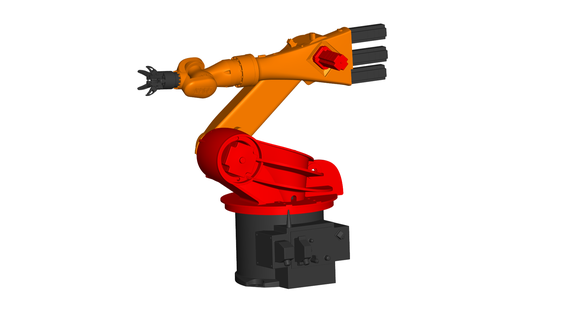 robotica braccio pinza robot mano 3d print model - Mito3D