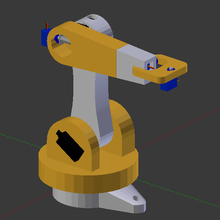 brazo robótico de la herramienta 3d print model - Mito3D