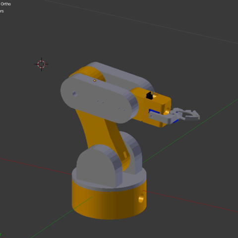 brazo robótico grande de la herramienta 3D print model - Mito3D