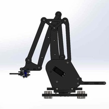 robotic arm design tool 4 dof 3d 2d metal gripper uarm 3d print model - Mito3D