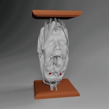 robótico catarsis humano t800 Arte robot androide anatomía terminador estatua Arnold Schwarzenegger gratis 3d print model - Mito3D