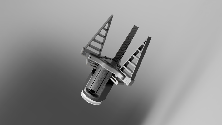 robotique fléchir ailette pince ur compatible pinces 3d print model - Mito3D