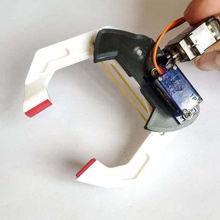 robótico pinza abrazadera grados libertad servo revisado solenoide arduino robot robótica brazo scara 3d print model - Mito3D
