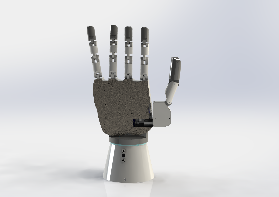 robotica mano protesica 3D print model - Mito3D