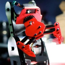 robot manipülatör kol aracı makine araçları solidworks Robotik pla lazer kesici lasercut claw rulman akrilik 3d 3d print model - Mito3D