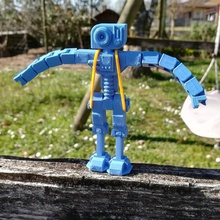 rob 1 Spiel artikuliert Roboter Spielzeug 3d print model - Mito3D