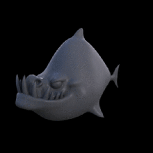 rocco shark various comic fish animal stylized 3d print model - Mito3D