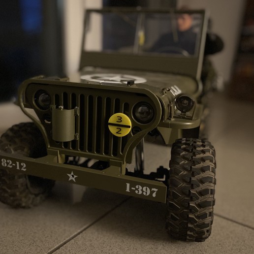 rochobby jeep 1 6 1944 design willys 3D print model - Mito3D