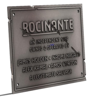rocinante plaque - expanse season 4 3d printing 3d print model - Mito3D