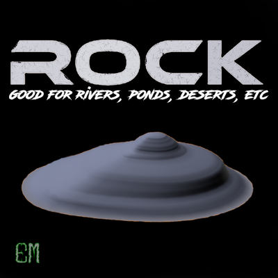 roccia roccioso rocce masso massi calcolo pietre perm autorizzazione dae obj paesaggistica 3d print model - Mito3D