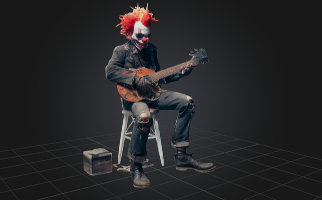 rock 'n' clown game 3d print model - Mito3D