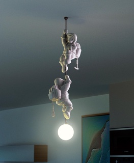 roccia scalatore lampada decorazione luce camera ragazzi sport 3d print model - Mito3D