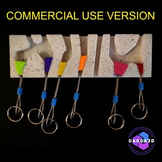 rock climbing key rings - commercial license Jewelry 3d print model - Mito3D