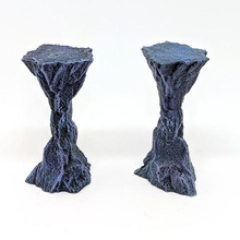 Kaya sütunu gloomhaven oyun mağara dnd zindan arazi frostgrave pillar dağılım warhammer quest oyuncak aksesuarları 3d print model - Mito3D