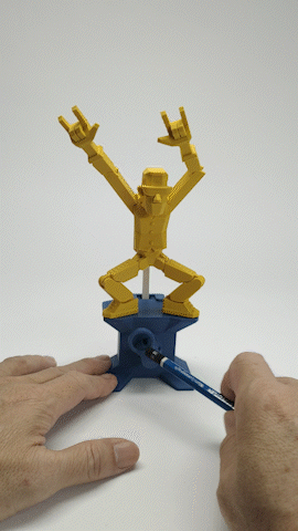 Rocha fãs autômatos 3D print model - Mito3D