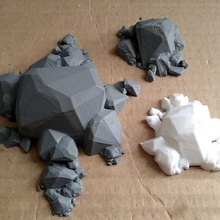 rock formation generator game boardgames customizer openscad stone 3d print model - Mito3D