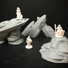 Roche formations 15mm 18mm 28mm échelle jeu plateau jeux société dnd fantaisie Jeu Jeux miniature miniatures Montagne éclaireur rochers jouer rôle rpg science fiction 3d print model - Mito3D
