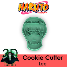 rock lee cookie cutter naruto 3d print model - Mito3D