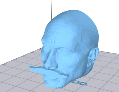 Rocha bigode Rocha 3d print model - Mito3D