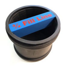 rock tumbler fill gauge 3lb rubber barrel various diy 3d print model - Mito3D