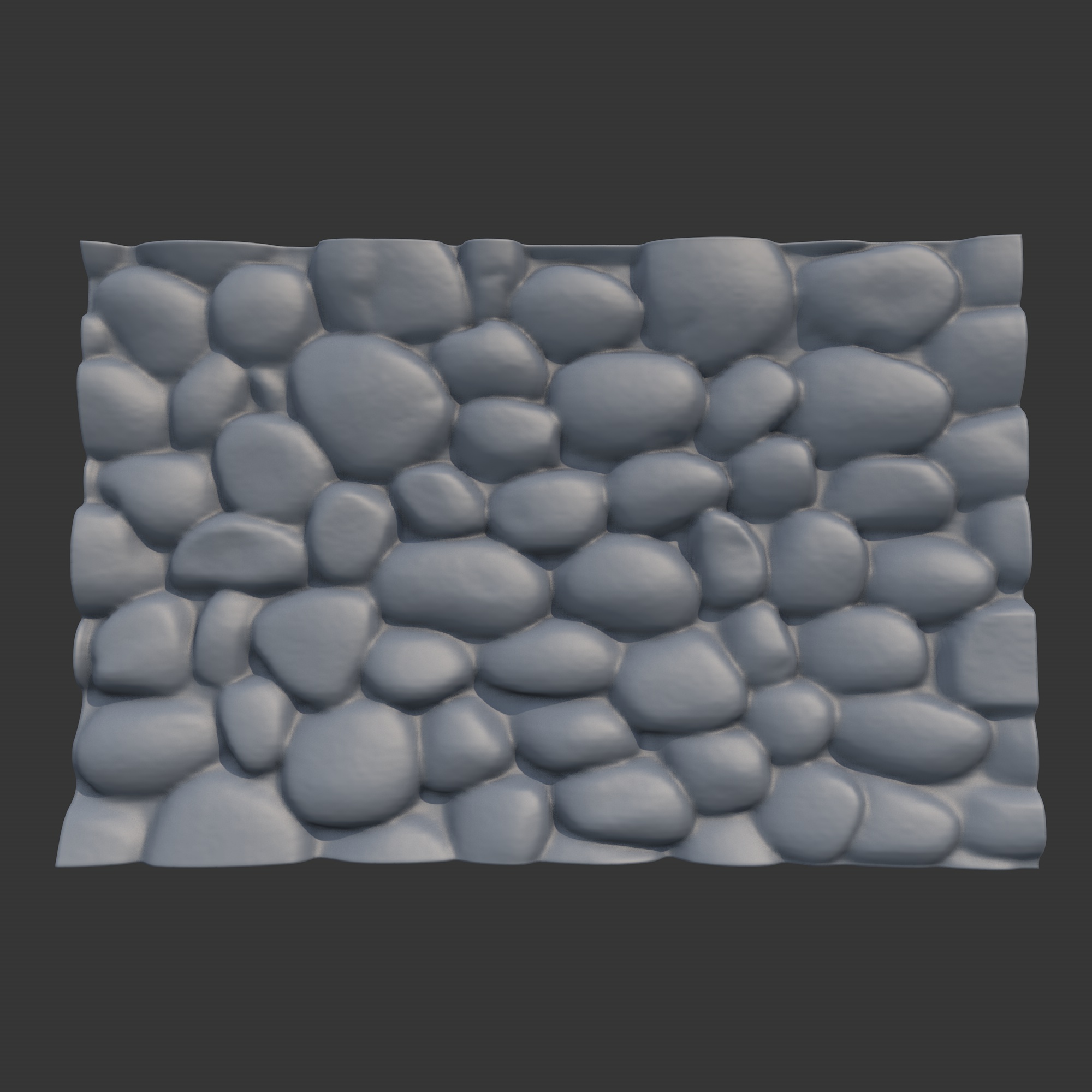 rock wall no12 3d model stone digital sculpture poly polygonal design rocky texture medieval game asset natural printing outdoor decor realistic fortress ancient architectural landscape element rustic fantasy 3D print model - Mito3D