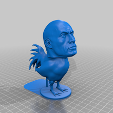 rockcock gallo herramienta pollo Dwayne Johnson 3d impresión 3d print model - Mito3D