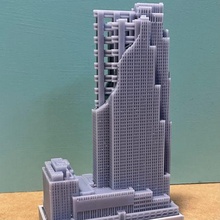 rockefeller center architecture 30 plaza york city 3d print model - Mito3D