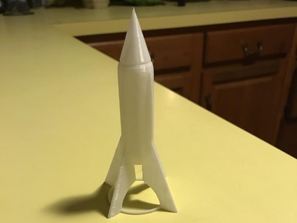 roket ağ Ha İleti eğlence sahne 3d print model - Mito3D