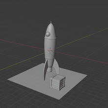 rocket various box space 3d print model - Mito3D