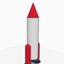 foguete jogo 3d print model - Mito3D
