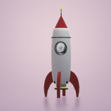 rocket space science nasa spaceship astronaunt universe planets projects geography earth 3d rockets model cartoon spaceships aliens 3d print model - Mito3D