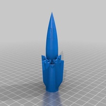cohete juego 3d print model - Mito3D