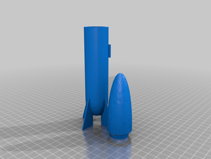 cohete 3d impresión 3d print model - Mito3D