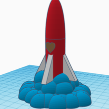 la fusée divers 3d print model - Mito3D