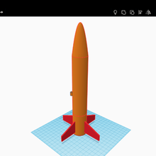 Rakete gadget 3d print model - Mito3D