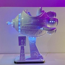 razzo 3d scultura spazio avventura limitato edizione arte lampada scrivania giocattolo moderno navicella spaziale 3d print model - Mito3D