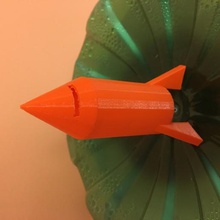 rocket bank home piggy Rakete Raum - Organisation 3d print model - Mito3D