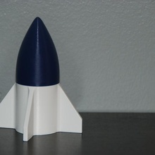 roket kutusu çeşitli serin kap eğlenceli rocker alanı oyuncak füze 3d print model - Mito3D