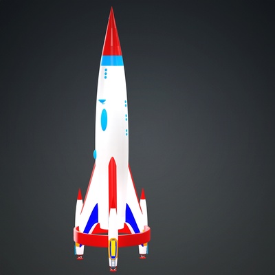razzo cohete reattore corpo veicolo spazio auto navetta 3d modello 3d print model - Mito3D