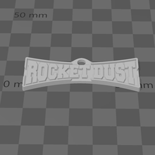 rocket dust keychain 2 versions 3d print model - Mito3D