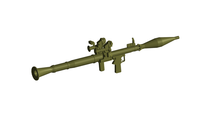 rakete startprogramm spiel gewehr scharfschütze maschine pistole fohlen militär steinschloss armee ar vr automatisch waffe metaverse gatling 3d print model - Mito3D