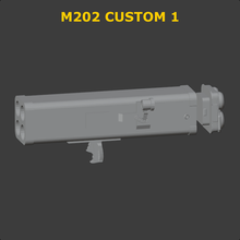 roket başlatıcı m202 1 18 aksiyon şekil oyuncağı gi Joe diyorama 3ddios 3d print model - Mito3D