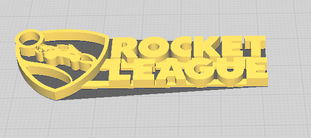 rocket league trailer key fob 3d print model - Mito3D