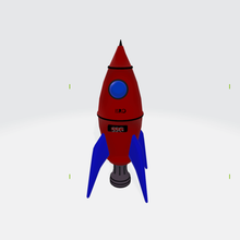 foguete modelo 3d print model - Mito3D