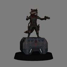 rocket raccon - avengers endgame 3d print infinity war guardians of the galaxy gotg marvel cinematic universe 3d print model - Mito3D