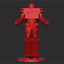 rocket red 3d print model - Mito3D